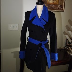 Royal Blue and Black INC Coat.